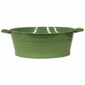 Next2Nature Enameled Galvanized Steel Oval Planter - Tub NE2431752